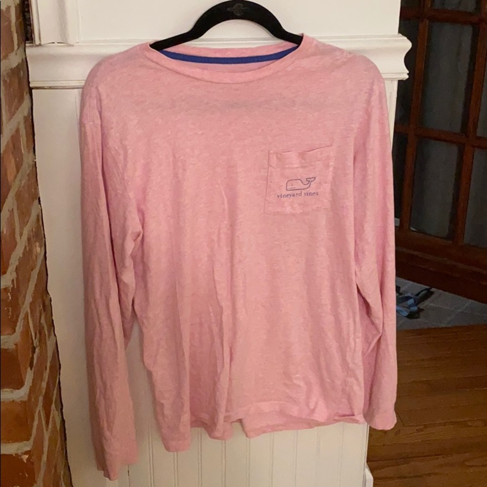 Long sleeve Pink Vineyard Vines Shirt